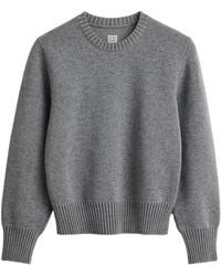 TOTEME - Round-Neck Knitwear - Lyst