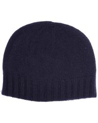 Drumohr - Accessoires ,Blauw ,Kasjmier Cuffia Reversibile - Lyst