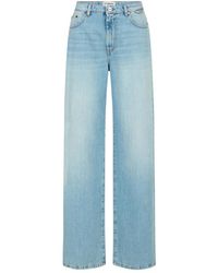 Iceberg - Jeans ,Blauw ,Denim Tailoring Fit 5-Pocket Pants - Lyst