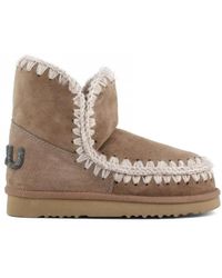 Mou - Schoenen ,Bruin ,Wol Eskimo 18 Glitter Logo Boot - Lyst