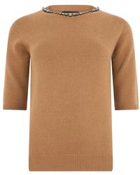 Fabiana Filippi - Round-Neck Knitwear - Lyst