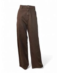 ViCOLO - Jeans ,Bruin ,Katoen Mia Wide Leg Jeans - Lyst