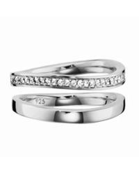 Caï - Sterling Zilver Topaas Ring - Lyst