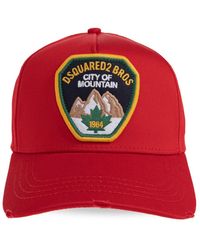 DSquared² - Accessoires ,Rood ,Katoen Baseball Cap - Lyst