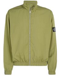 Calvin Klein - Jassen ,Groen ,Katoen Donker Juniper Casual Utility Jas - Lyst