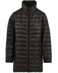 Aspesi - Jassen ,Zwart ,Polyester Zwarte Jas Model - Lyst