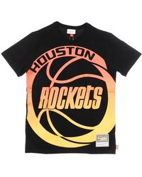 Mitchell & Ness - Tops ,Veelkleurig ,Katoen Nba Flames Tee Hardwood Classics - Lyst