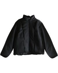 Adererror - Jassen ,Zwart ,Leer Panelled Jacket - Lyst
