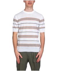 Peserico - Weißer Strickpullover - Lyst