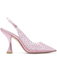 Stuart Weitzman - Schoenen ,Roze ,Gemcut Xcurve 100 Slingback Pump - Lyst