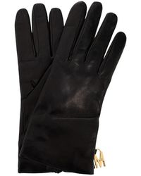 Moschino - Lederhandschuhe - Lyst