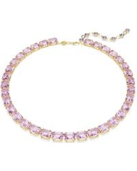 Swarovski - Collana tennis millenia, taglio ottagonale - Lyst