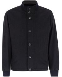 Herno - Button-Up Bomber Jacket - Lyst