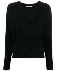 Nuur V-neck sweater - Negro