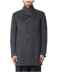 Tagliatore - Jassen ,Grijs ,Wol Virgin Wool And Cashmere Coat - Lyst