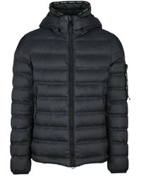 Peuterey - Jassen ,Zwart ,Donsjack Met Ritssluiting Zakken - Lyst