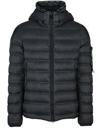 Peuterey - Jassen ,Zwart ,Donsjack Met Ritssluiting Zakken - Lyst