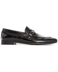 Tom Ford - Schwarzer Lackleder Loafer Mit Kette - Lyst