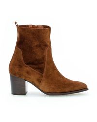 Gabor - Braune samt stiefeletten - Lyst