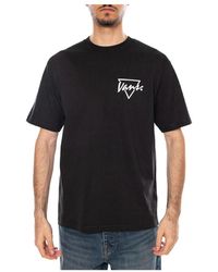 Vans - Tops ,Zwart ,Katoen Palm Drive Crew Neck T-Shirt - Lyst