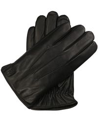 Kazar - Accessoires ,Zwart ,Leer Leren Herenhandschoenen Met Touchscreenfunctie - Lyst