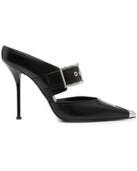 McQueen - Heeled Mules - Lyst