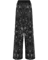 Philipp Plein - Broeken ,Zwart ,Katoen Skater Fit Joggingbroek Gothic Plein Strass - Lyst