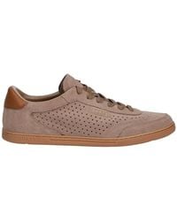 Guess - Nixxter Perforated Suède Sneakers - Lyst
