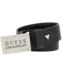 Guess - Algarve Leder Gürtel Chic Stil - Lyst