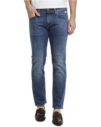 Roy Rogers - Denim jeans mit mittlerer waschung und leichten abnutzungen - Lyst