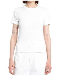 Thom Krom - Weißes baumwoll-modal-stretch-t-shirt - Lyst