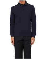 Etro - Tops ,Blauw ,Katoen Roma Polo Met Geprinte Details - Lyst