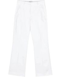 Calvin Klein - Pantalón de sarga blanco - Lyst