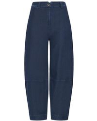 Ichi - Jeans ,Blauw ,Denim Ih Kate Denim Pa2 Broek - Lyst