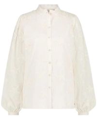 FABIENNE CHAPOT - Overhemden ,Katoen Sterrenblouse Met Ballonmouwen - Lyst