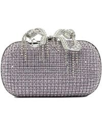 Self-Portrait - Lila Chainmail Clutch Tasche Glamour - Lyst