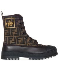 Fendi - Lace-up boots - Lyst