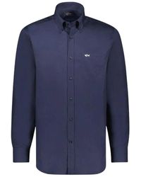 Paul & Shark - Clore BLU Baumwoll-Popeline-Hemd - Lyst