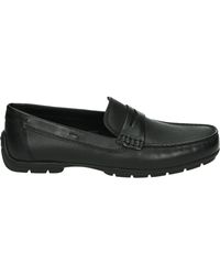 Geox - Herren Slip-On Schuhe Schwarz Synthetisch - Lyst