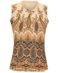 Etro - Truien & Vesten ,Veelkleurig ,Stijlvolle Gebreide Vest Voor Vrouwen - Lyst