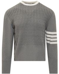 Thom Browne - Round-Neck Knitwear - Lyst
