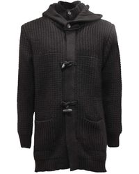 Imperial - Truien & Vesten ,Zwart ,Wol Wollen Blend Cardigan Jas Trui - Lyst