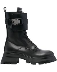 DKNY - Sava Combat Ankle Boots - Lyst