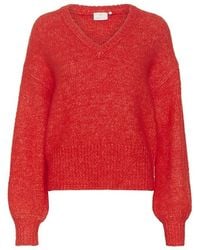 Kaffe - V-Neck Knitwear - Lyst