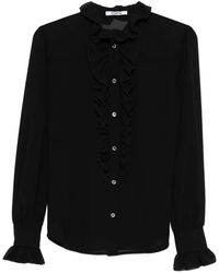 Vivetta - Overhemden ,Zwart ,Polyester Shirts - Lyst