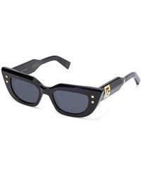 Balmain - Bps200 A Zonnebril - Lyst