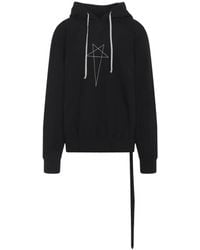 Rick Owens - Zwarte Sweatshirt Aw25 Moderne Stijl - Lyst