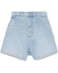 Emporio Armani - Denim Shorts - Lyst