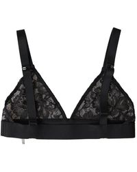 Dolce & Gabbana - Floral Lace Nylon Stretch Bra Underwear - Lyst