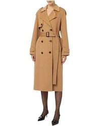Elisabetta Franchi - Double-Breasted Coats - Lyst